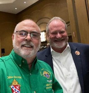mike courtney and reed fontenot at the convention 2023