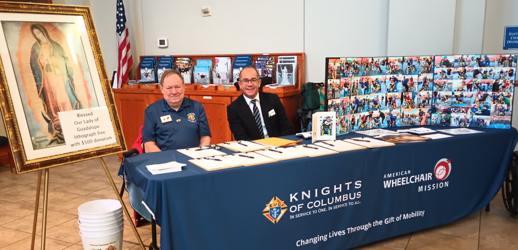 Mary Immaculate Wheelchair Sunday, Roy Rabenaldt and Ricardo Guzman-Hefferan